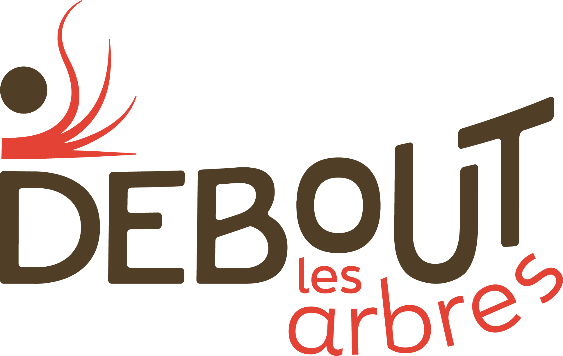 logo debout les arbres